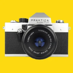 Praktica Vintage Metal 35mm SLR Film Camera with Prime Lens