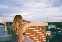 Purple Underwater Focus Free 35mm Point and Shoot Film Camera