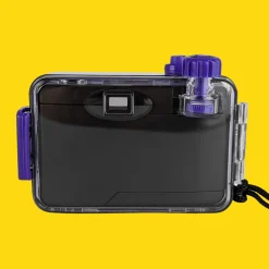Purple Underwater Focus Free 35mm Point and Shoot Film Camera