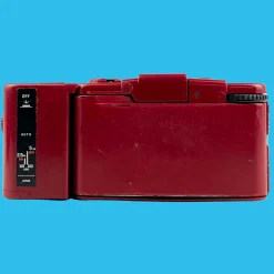 Red Olympus XA2 35mm Film Camera Point and Shoot w/ Olympus A11 Flash (Boxed)