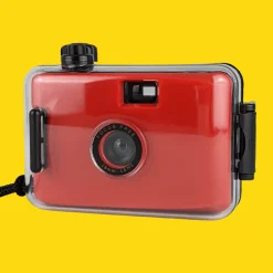Red Underwater Focus Free 35mm Film Camera Point and Shoot