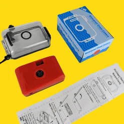 Red Underwater Focus Free 35mm Film Camera Point and Shoot