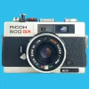 Ricoh 500GX Point And Shoot 35mm Film Camera With Rikenon 40mm f/2.8 lens