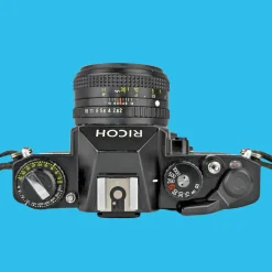 Ricoh KR-5 Super Vintage SLR 35mm Film Camera with 50mm Prime Lens