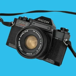 Ricoh KR-5 Super Vintage SLR 35mm Film Camera with 50mm Prime Lens