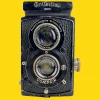 Rollieflex Old Standard 621 With 75mm F3.8 Lens. TLR 6X6 Medium Format Film Camera.