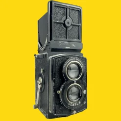 Rollieflex Old Standard 621 With 75mm F3.8 Lens. TLR 6X6 Medium Format Film Camera.