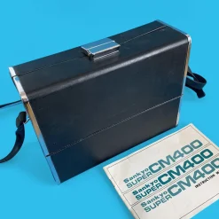 Sankyo Super CM 400 Movie Cine Camera w/ Instructions and Leather Case