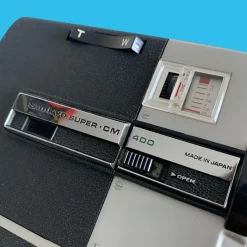 Sankyo Super CM 400 Movie Cine Camera w/ Instructions and Leather Case