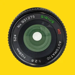 Sirius MC OM Mount 28mm f/2.8 Camera Lens