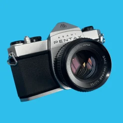 Vintage Pentax 35mm SLR Film Camera with Prime Lens