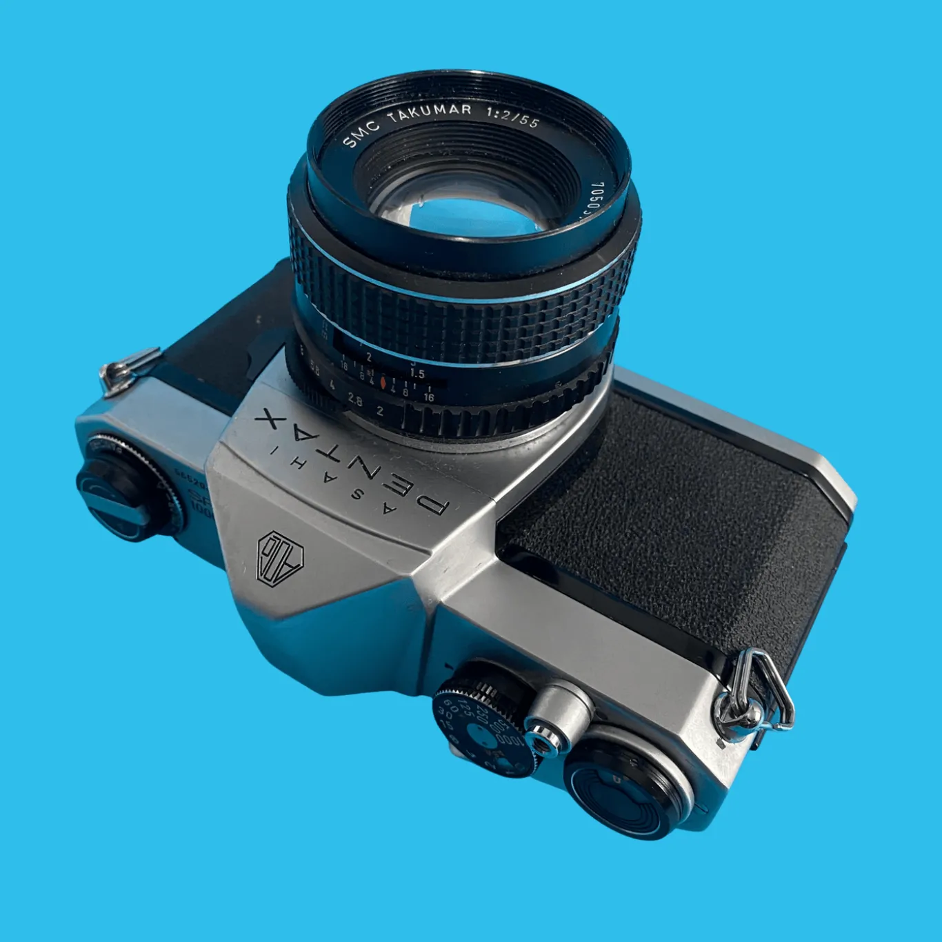 Vintage Pentax 35mm SLR Film Camera with Prime Lens