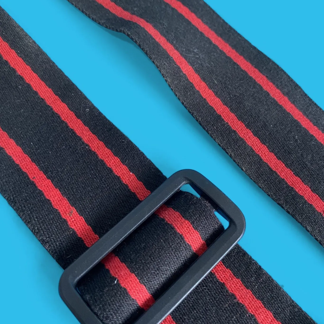 Vintage Red & Black SLR Camera Strap