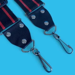 Vintage Red & Black SLR Camera Strap