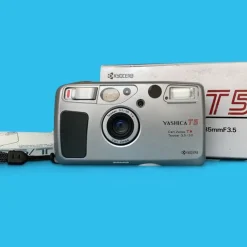 Yashica T5 Silver 35mm Film Camera Point and Shoot (No Box included)